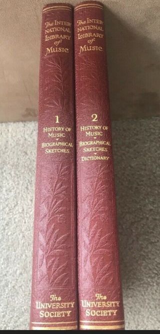 The International Library Of Music History Of Music 1 & 2 Biographical Sketches