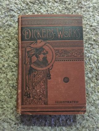 Vintage Dickens Book David Copperfield Illustrated Hurst & Co 1800’s