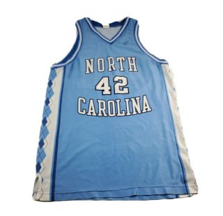 Vintage Nike North Carolina Tar Heels Basketball Jersey Stackhouse 42 Unc 48 L
