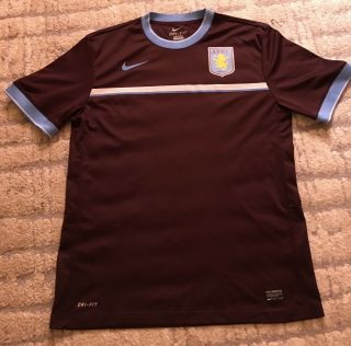Nike Aston Villa Avfc Jersey Shirt Rare Authentic Men 