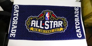 2017 Nba All Star Game Official Logo Towel Orleans X Gatorade Size 40 " X 20 "