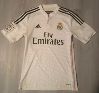 Adidas Real Madrid 2014/15 White Home Soccer Football Jersey Men 