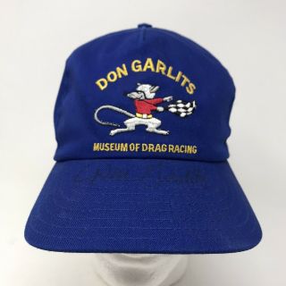 Don Garlits Museum Of Drag Racing Snapback Hat / Cap Signed By Don Garlits