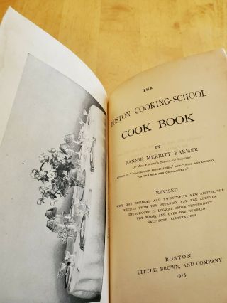 the Boston cooking school cookbook 1913 by Fannie Merritt farmer 3