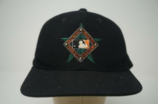 Rare Vintage Baltimore Orioles Mlb 1993 All Star Game Snapback Hat Cap 90s Black