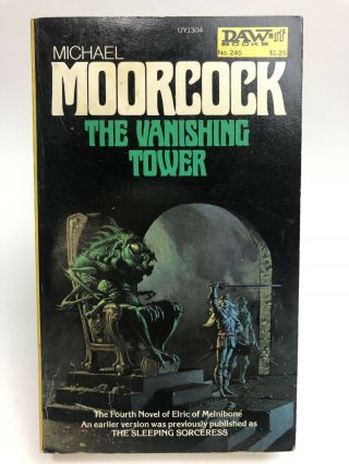 The Vanishing Tower Michael Moorcock Daw 245 Science Fiction 1st Printing