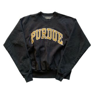 Vtg 90s Purdue Boilermakers Ncaa Steve Barry Reverse Weave Sweatshirt Mens Large
