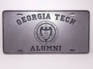 Georgia Institute of Technology Alumni Metal License Plate Georgia Tech Official 2