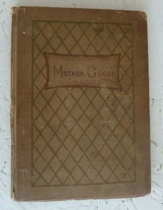 Vintage Book Mother Goose Nursery Rhymes Kate Greenaway Illust Routledge Edn