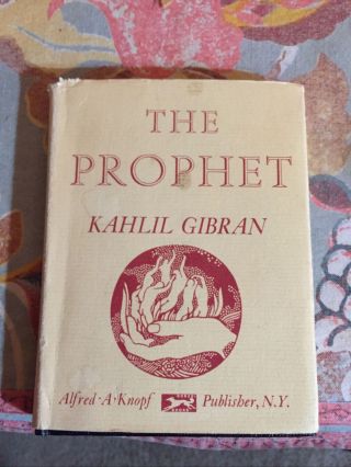 Kahlil Gibran: The Prophet,  Knopf ‘little’ Book,  Hardcover,  1968