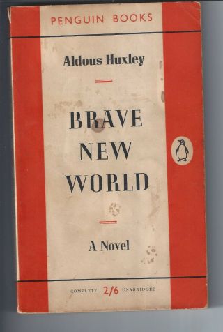 Brave World - Aldous Huxley - 1956 Penguin 1052