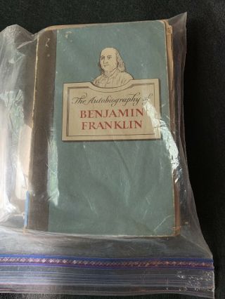 The Autobiography Of Benjamin Franklin By Benjamin Franklin 1958 Antiques Rare