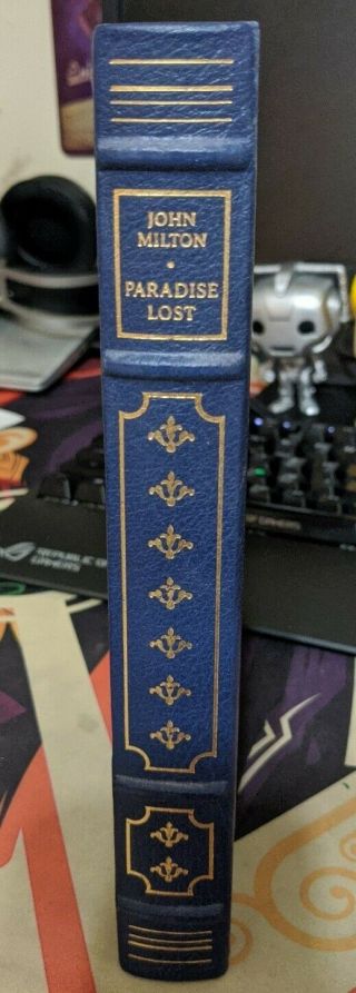 Paradise Lost.  John Milton.  Oxford / Franklin Library.  1/4 Bound Leather