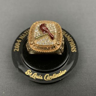St.  Louis Cardinals 2004 National League Championship Ring Busch Stadium Sga