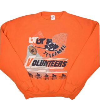 Vintage Tennessee Volunteers Crewneck Sweatshirt Mens Xl Orange Vols Usa Made