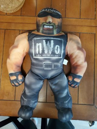 Hollywood Hulk Hogan Wcw Bashin Brawler 21 " 1998 Plush Doll Nwo