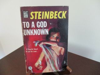 To A God Unknown By John Steinbeck - Dell Paperback 358 - Post 1947