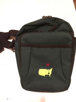 Masters Golf Tournament Fanny Pack Augusta National Dark Green Yellow Embroidery