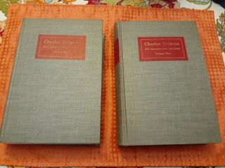 Charles Dickens His Tragedy And Triumph By Edgar Johnson 2 Vols 1952 1st Edition
