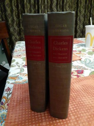 CHARLES DICKENS HIS TRAGEDY AND TRIUMPH BY EDGAR JOHNSON 2 VOLS 1952 1ST Edition 2