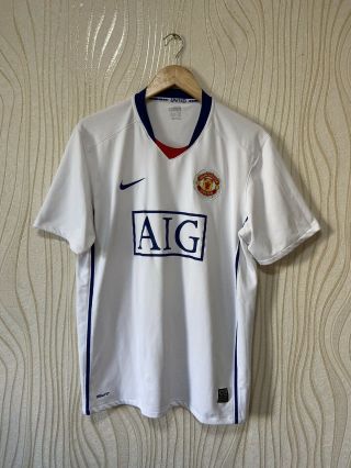 Manchester United 2008 2009 Away Football Shirt Soccer Jersey Nike 287611 - 105 Sz