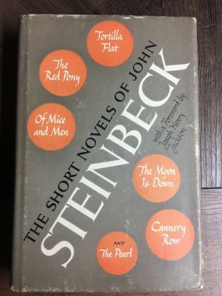 The Short Novels Of John Steinbeck First Ed,  1st Prtg Hc In Dj (1953)