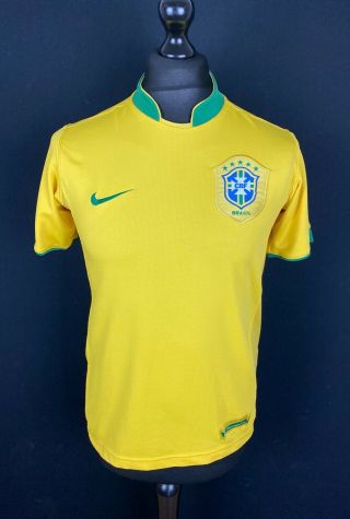Brazil Nike 2006/2008 Home Football Shirt Men’s Size S Soccer Jersey Selecao Cbf