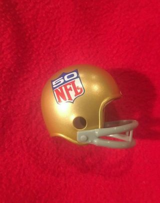 Riddell Pocket Pro Football Helmet Nfl 50th Anniversary 2 - Bar Traditional Style