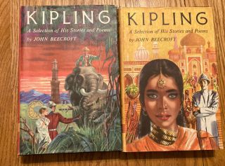 Kipling: A Selection Of His Stories And Poems Vol.  1&2 1956 By John Beecroft Hc