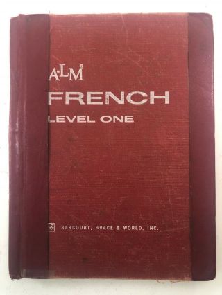 Alm French Level One Harcourt Brace & World (1963,  Hardcover)
