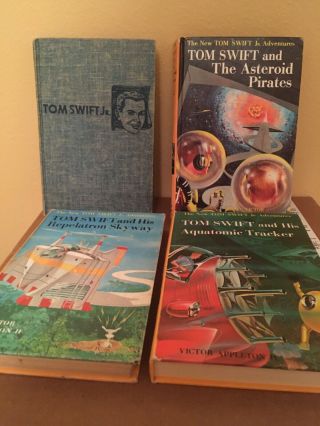 SALE96 Set of Tom Swift Jr.  Adventure Books - HB - PC 15 21 22 23 2