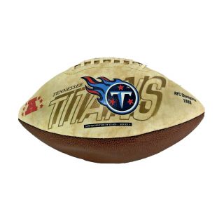 Tennessee Titans 1999 Afc Champions Limited Edition Football 1 Of 25000 Series 4