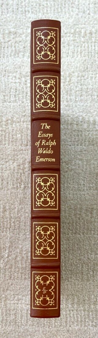 The Essays Of Ralph Waldo Emerson Leather 100 Greatest Books Easton Press 22k
