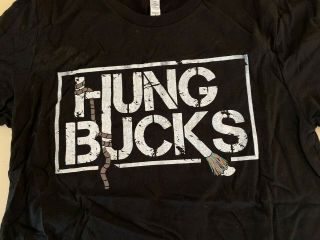 Hung Bucks Young Bucks & Hangman Adam Page T - Shirt M Medium Aew Pwg Njpw Elite