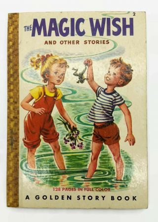Vintage 1949 Golden Story Book The Magic Wish & Other Stories 2
