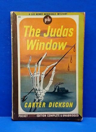 The Judas Window 1943 Carter Dickson Unconventional Mystery