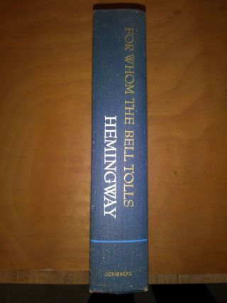 1940 hardback FOR WHOM THE BELL TOLLS by ERNEST HEMINGWAY SCRIBNERS 2