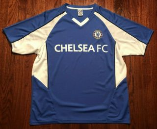 Official Chelsea Fc Soccer Jersey Mens Xl Blue White Football Club England
