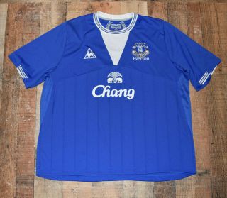 Everton Fc 25 Years Southall Le Coq Sportif Home Football Soccer Jersey Size 3xl