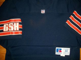 1980s Chicago Bears Blank Authentic Game Jersey Size 44 Russell Usa Vtg Rare 2