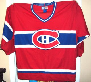 Montreal Canadiens Nhl Usa Ice Hockey Shirt Jersey Starter