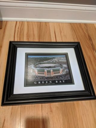 Green Bay Packers Lambeau Field Stadium Print Framed Picture