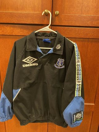 Rare Everton 1995 - 1997 Danka Vintage Football Training Top,  M