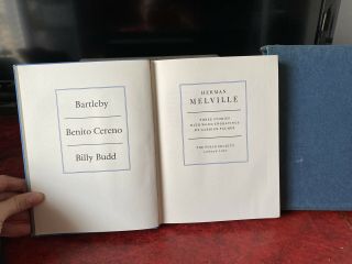 Folio Society 1967 Three Stories Bartleby Benito Cereno Billy Budd Melville 3