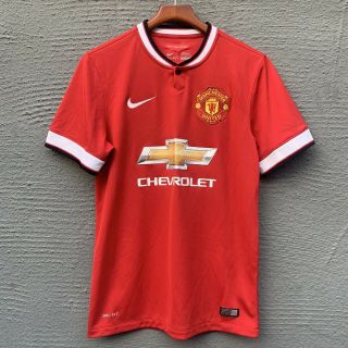 Nike Dri - Fit Manchester United Authentic Jersey Mens Small Red Home Chevrolet