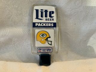 Miller Lite Green Bay Packers Football Beer Tap Handle Nfl Player Of The Year
