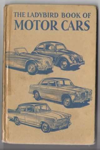 Old Ladybird Book Of Motor Cars X 4 1960 1963 1968 1972