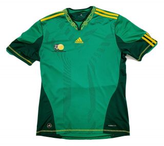 2010 Adidas South Africa Soccer Jersey,  Mens Size Medium,  Green,  National Team