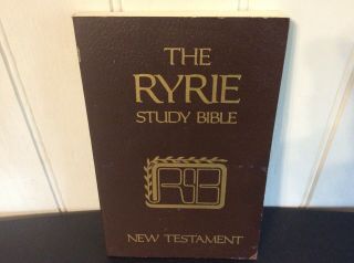 Charles Ryrie Study Bible Testament 1976,  Understanding Doctrine Moody