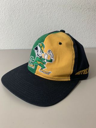 Vintage Notre Dame Fighting Irish Snapback Starter Hat